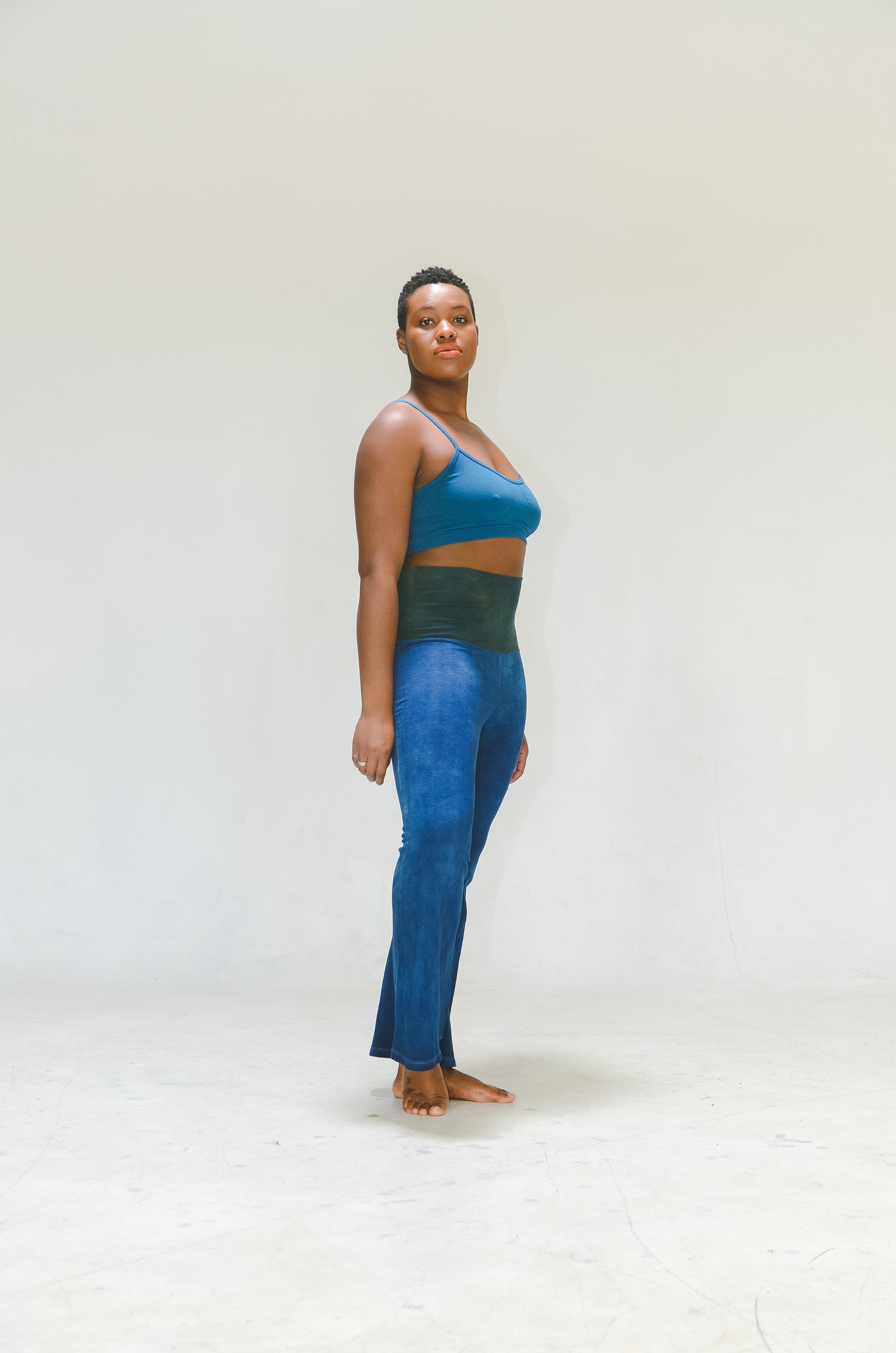 High-Rise Cropped Flare Pant Hemp – Funky Buddha Collection
